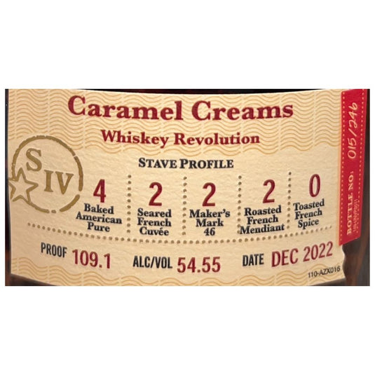 Maker's Mark Private Selection Whiskey Revolution 'Caramel Creams' 750ML