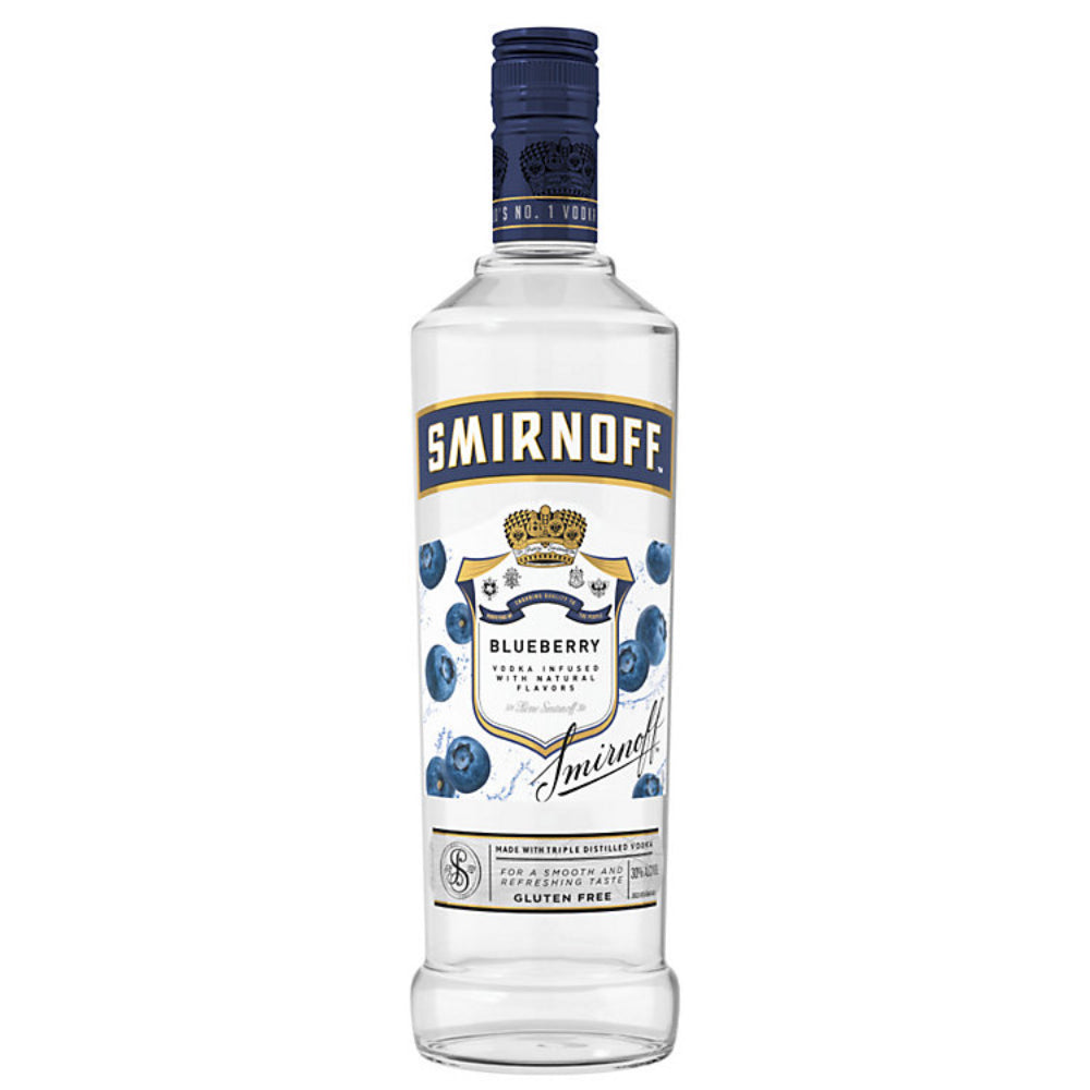 Smirnoff Blueberry Flavored Vodka 60 Proof