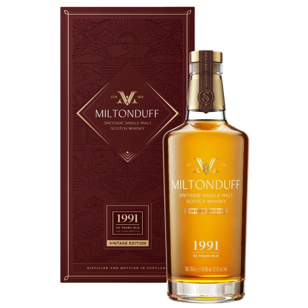 Miltonduff Vintage 1991 32 Year Old Single Malt Scotch Whisky