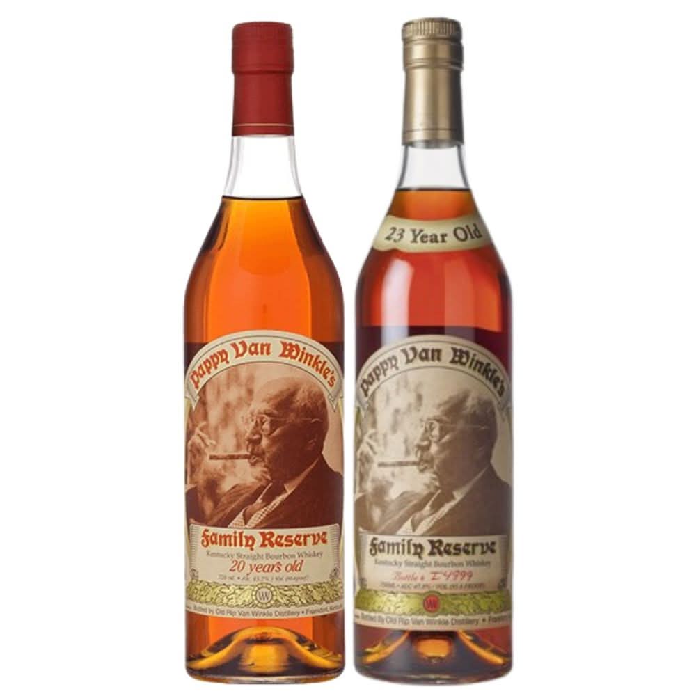 Pappy Van Winkle 20 & 23 Year Bourbon Whiskey Combo