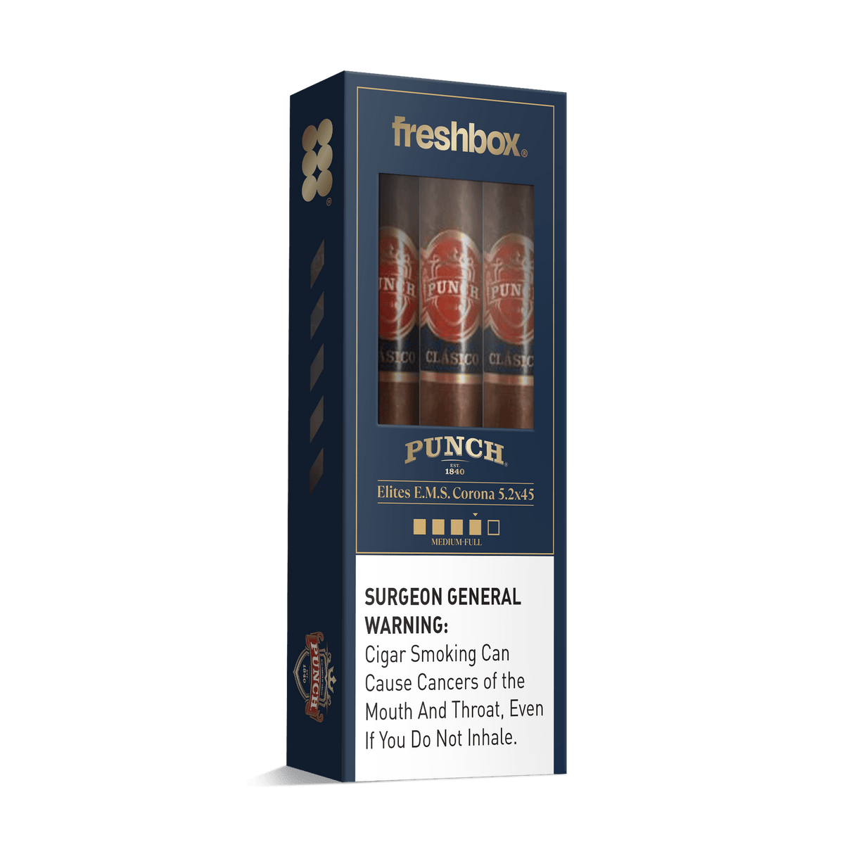 Punch Elites E.M.S. 5.2x45 FreshBox | Cigar 3-Pack
