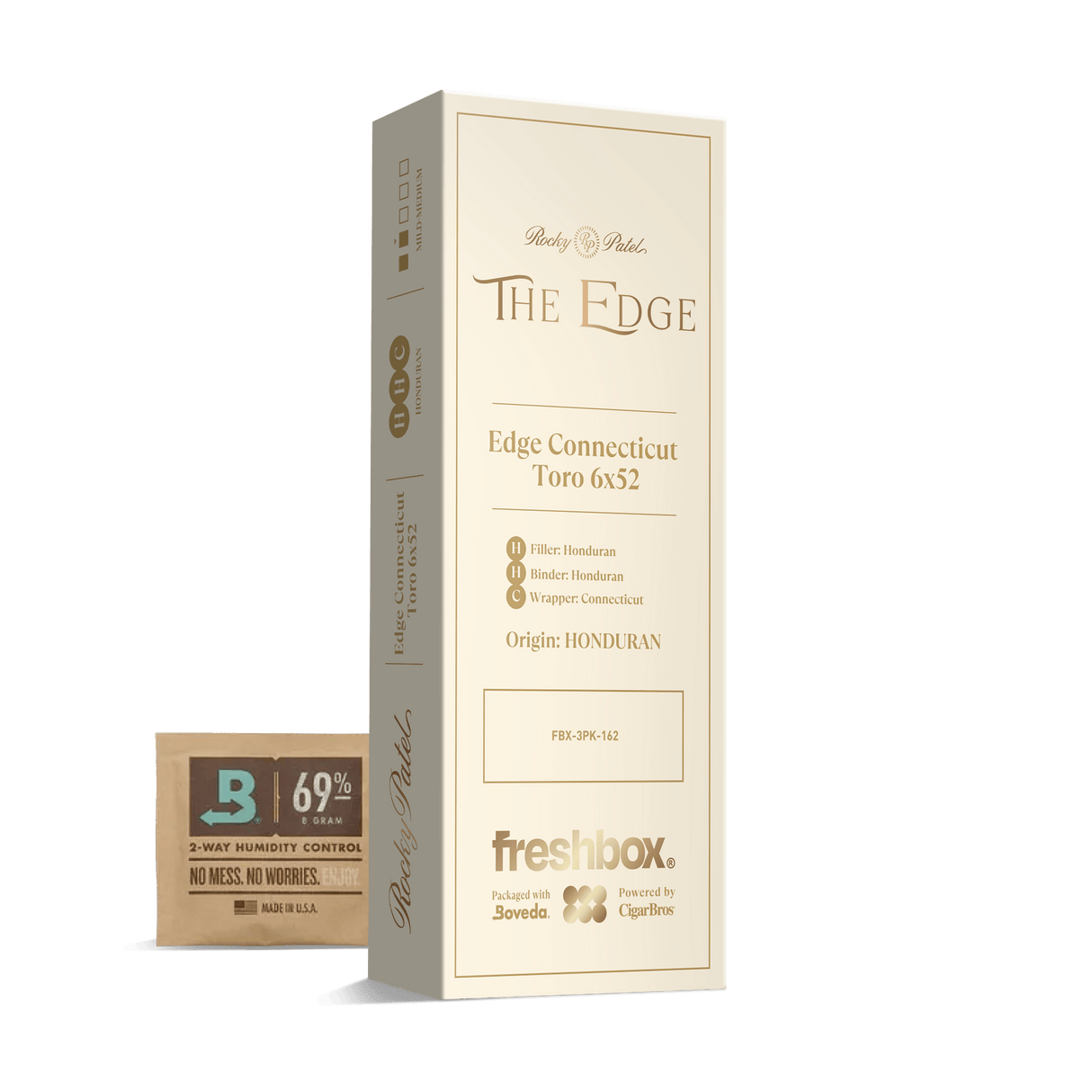 Rocky Patel Edge Connecticut Toro 6x52 FreshBox | 3-Pack
