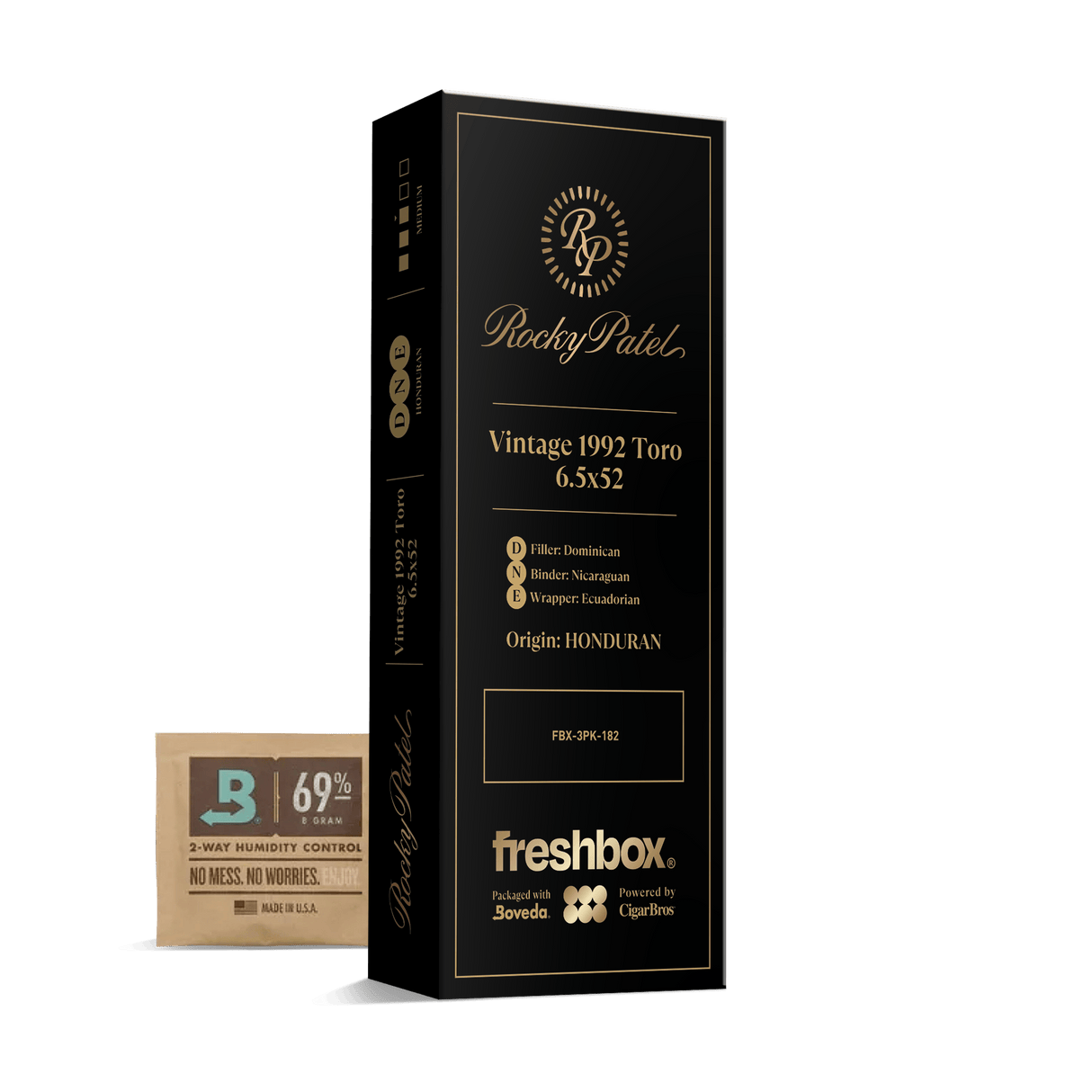 Rocky Patel Vintage 1992 Toro 6.5x52 FreshBox | 3-Pack