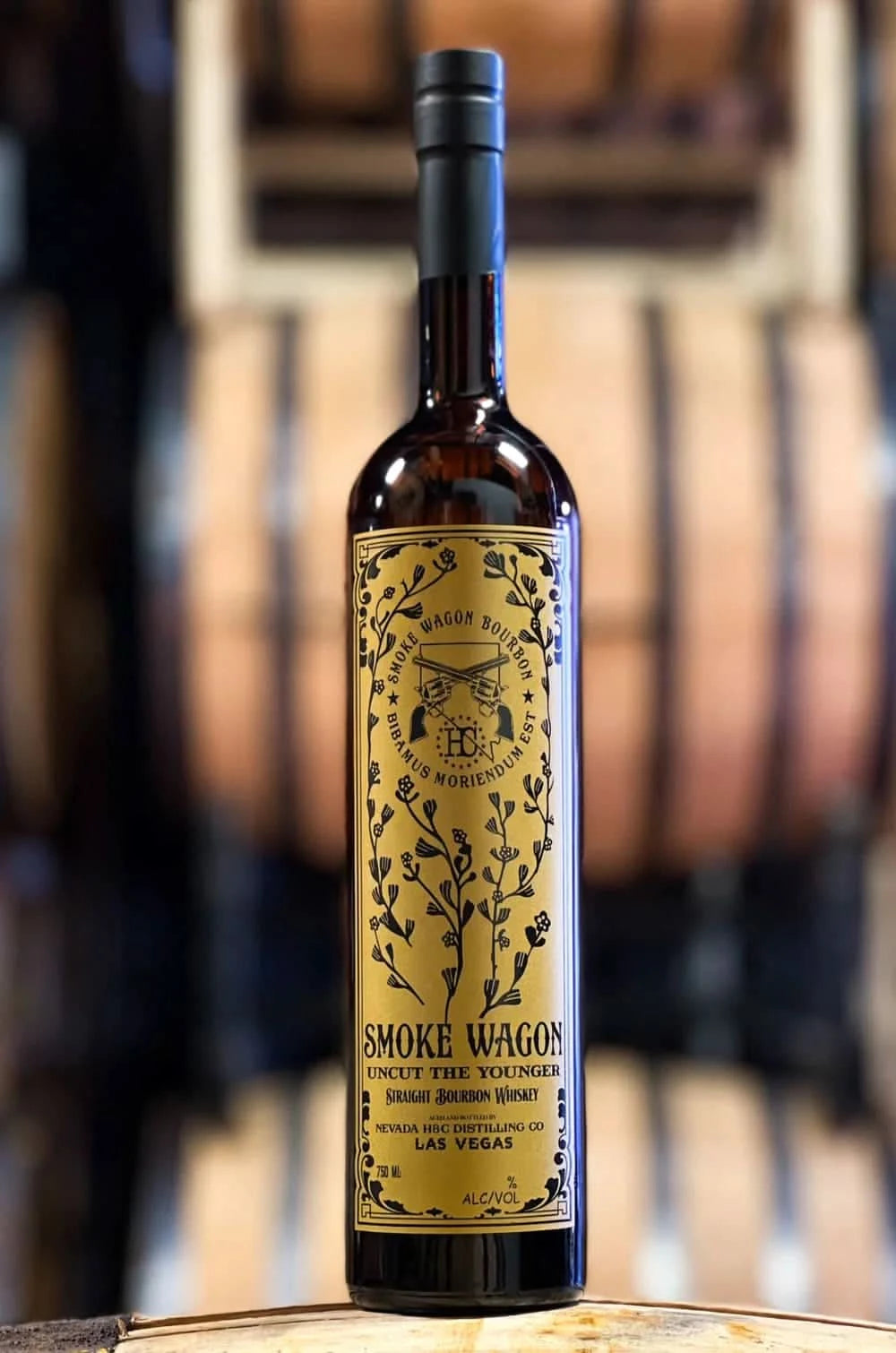 Smoke Wagon Uncut the Younger Straight Bourbon Whiskey