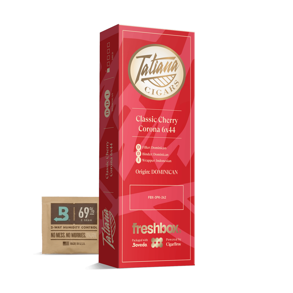 Tatiana Classic Cherry Corona 6x44 FreshBox | 3-Pack