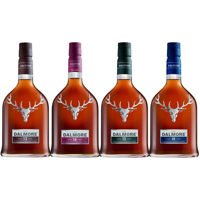 The Dalmore 12, 14, 15, 18 Year Scotch Bundle
