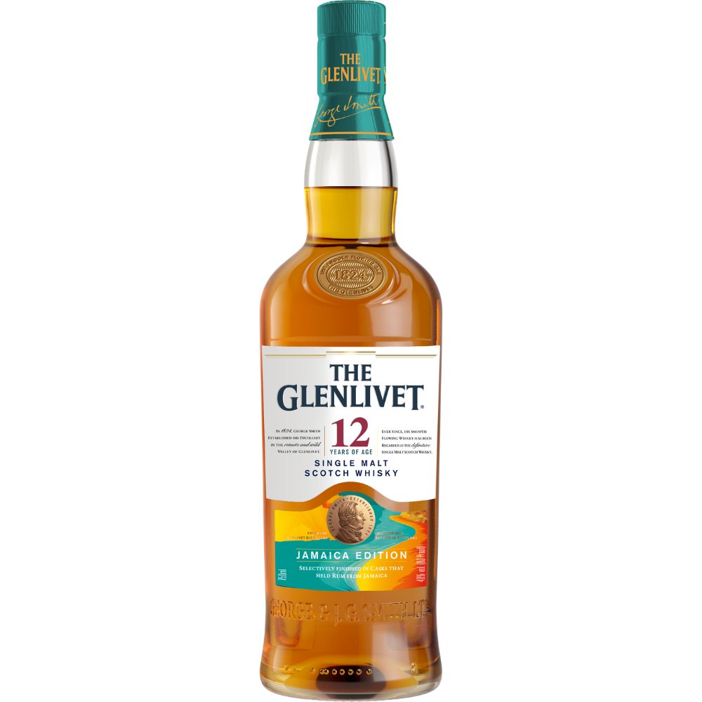 The Glenlivet 12 Year Old Jamaica Rum Cask Selection Single Malt Scotch Whisky