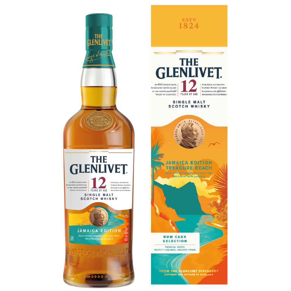 The Glenlivet 12 Year Old Jamaica Rum Cask Selection Single Malt Scotch Whisky