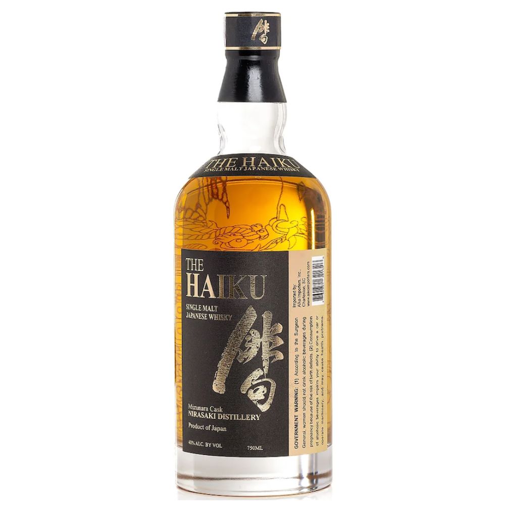 The Haiku Single Malt Japanese Whisky Aged in Mizunara Casks