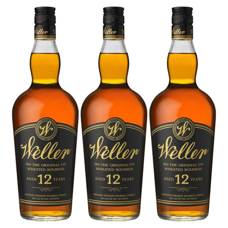 W.L. Weller 12 Year Old Bourbon Whiskey 3 Pack
