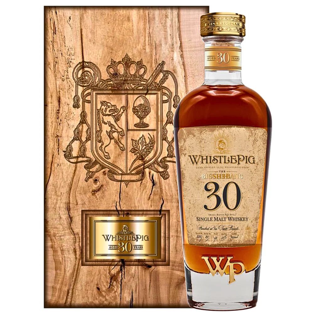 WhistlePig The BigSheBang 30 Year Old Single Malt Whiskey