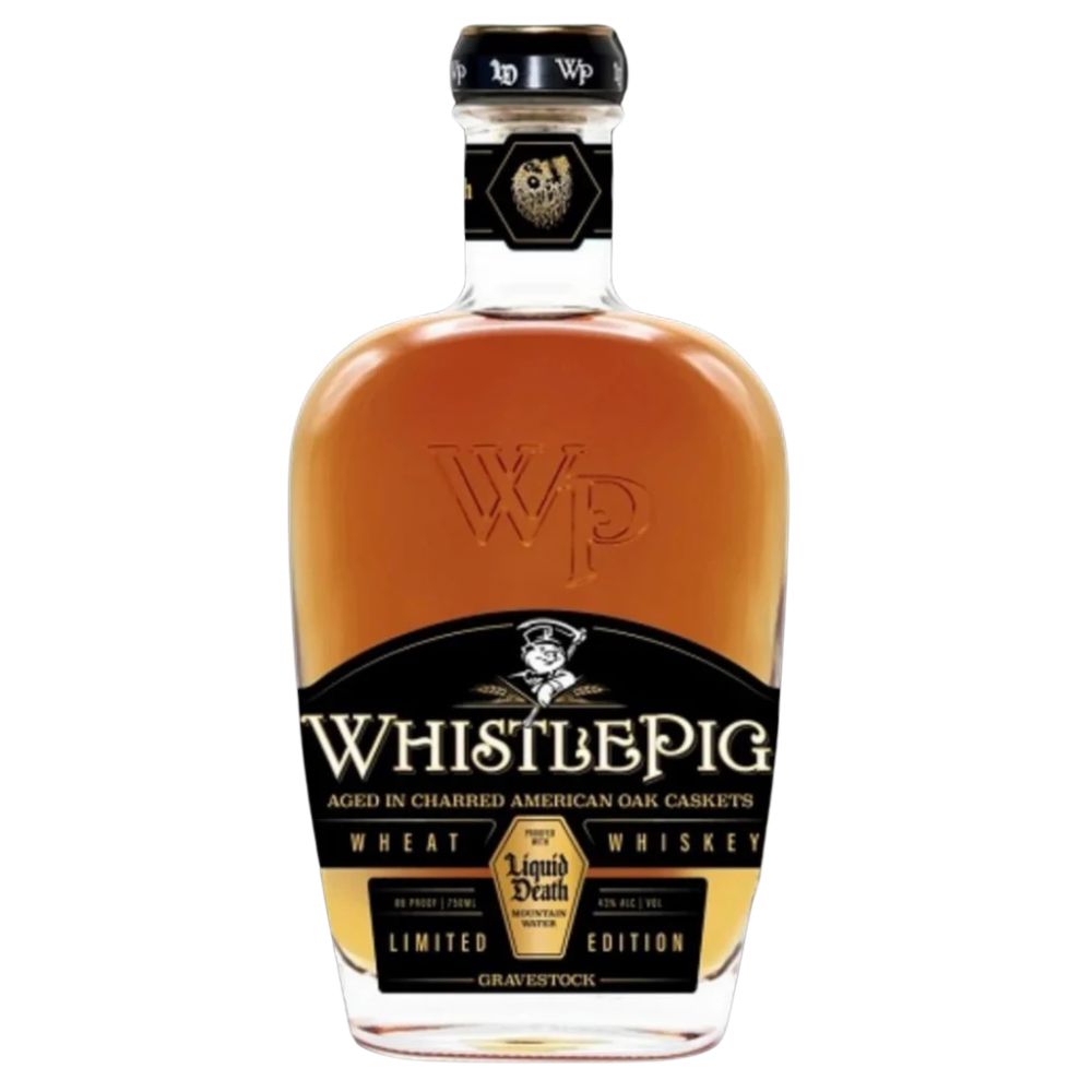 Whistlepig X Liquid Death Limited Edition Gravestock Wheat Whiskey