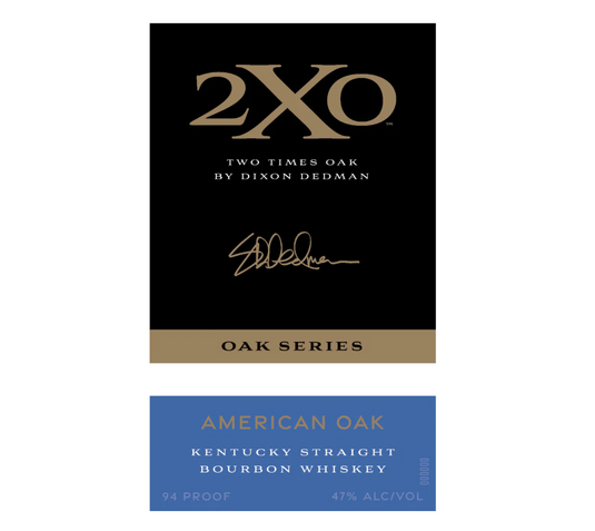 2XO Oak Series American Oak Kentucky Straight Bourbon