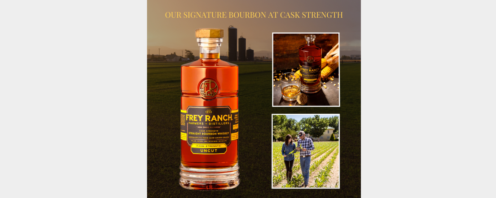 Frey Ranch Farm Strength Uncut Straight Bourbon