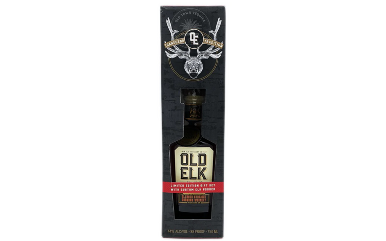 Old Elk Blended Straight Bourbon W/ Elk Pourer | Old Elk Blended ...