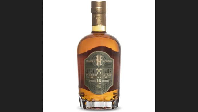 Hooten Young Jack Carr 16 Year Old Warrior Proof American Whiskey