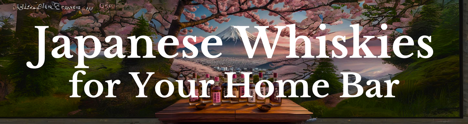 Japanese Whiskies for Your Home Bar