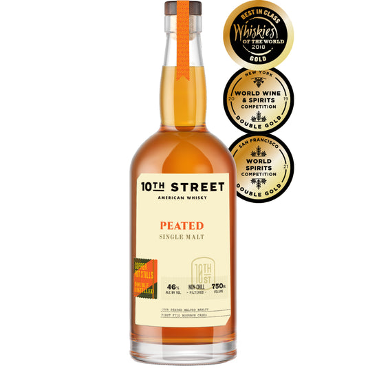 10th Street American Whiskey Peated Single Malt