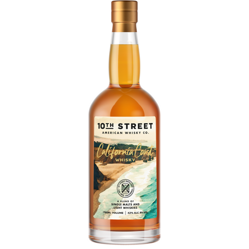 10th Street Blended American Whiskey California Coast Premium