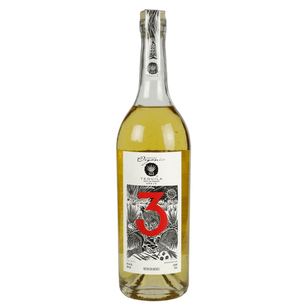 123 Organic Añejo Tequila (Tres)