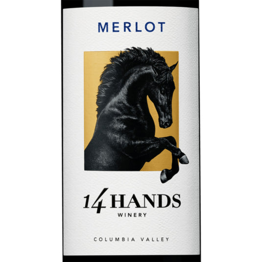14 Hands Merlot: Columbia Valley's Medium to Full-Bodied Red Wine with Rich Black Cherry and Plum Notes. Ideal for Versatile Food Pairing. Experience Washington State Winemaking Excellence.