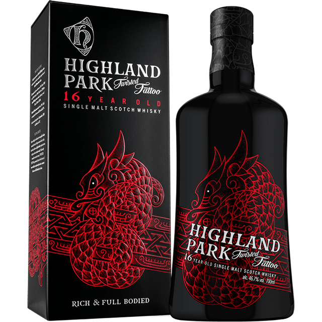 Highland Park Twisted Tattoo 16 Year Whiskey