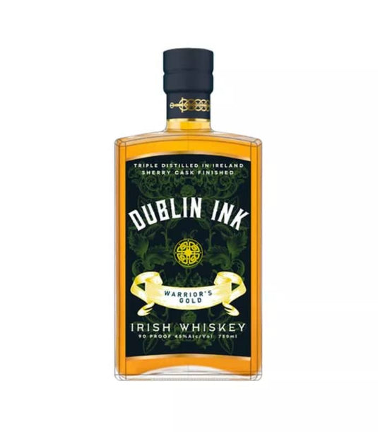 Dublin Ink Irish Whiskey Warrior's Gold Sherry Cask Finished 90