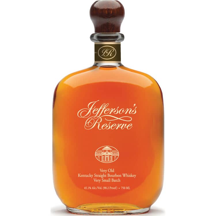 Jefferson's straight bourbon reserve 90.2 w/ holiday hangtag