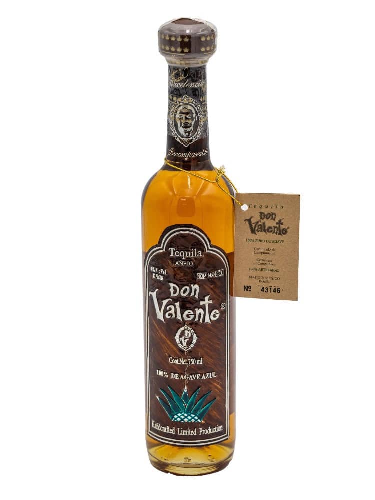 Don Valente Anejo Tall Tequila