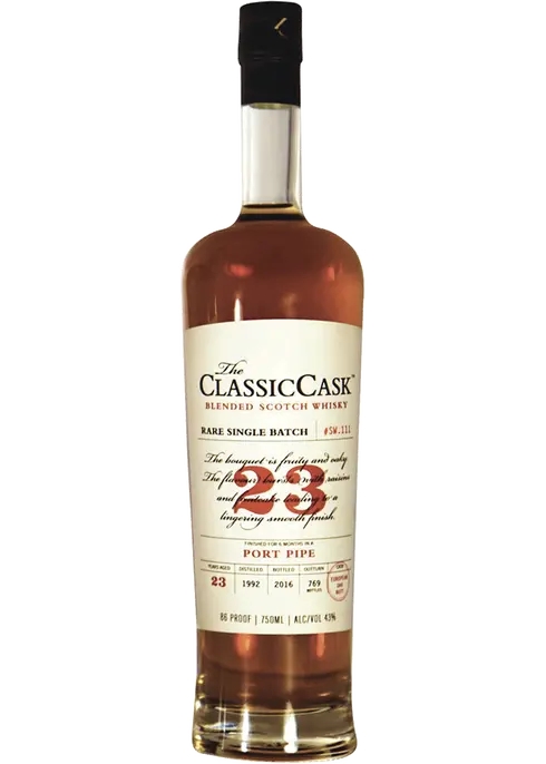 23 Year Old Port Pipe Finish Blended Scotch Whisky