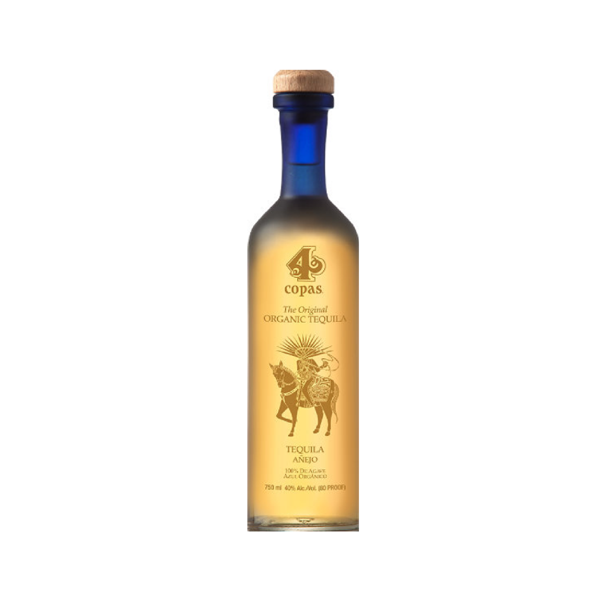 4 Copas Organic Anejo Tequila 50ml