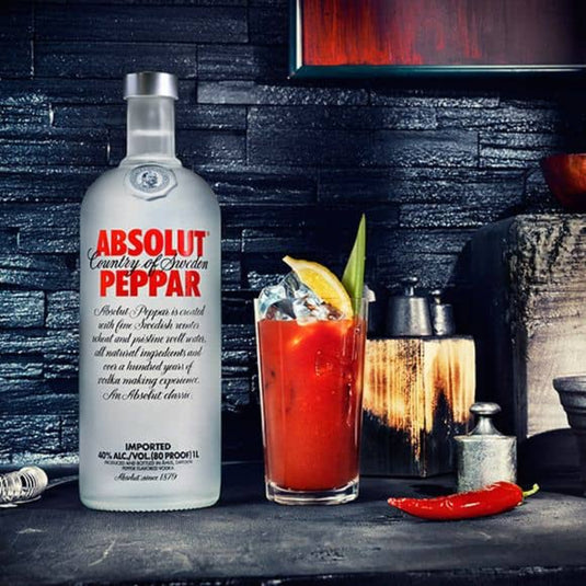Absolut Chili Pepper Flavored Vodka Peppar