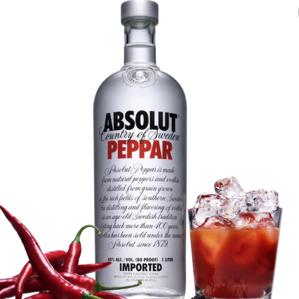 Absolut Chili Pepper Flavored Vodka Peppar