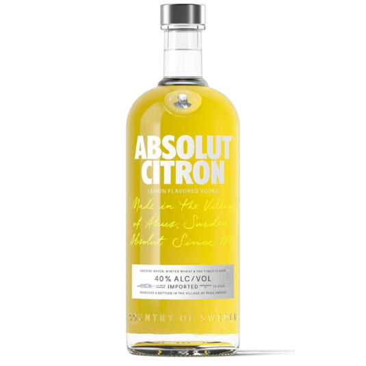 Absolut Lemon Flavored Vodka Citron
