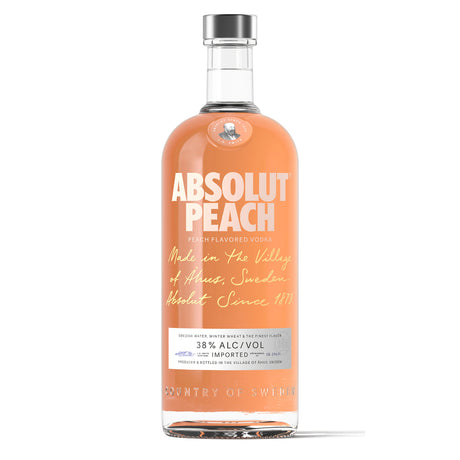 Absolut Peach Flavored Vodka Apeach