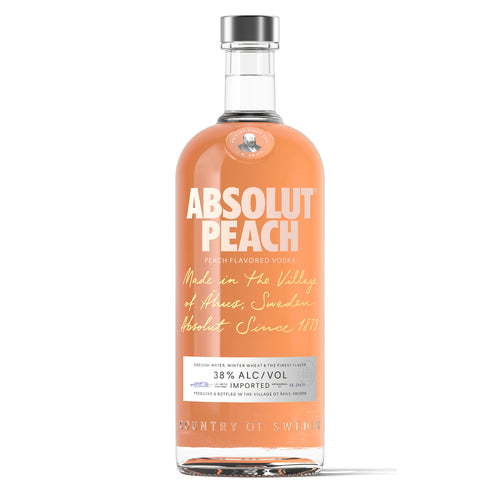 Absolut Peach Flavored Vodka Apeach