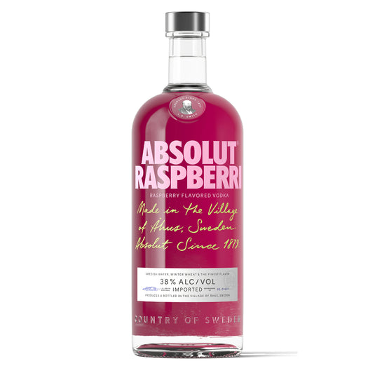 Absolut Raspberry Flavored Vodka Raspberri
