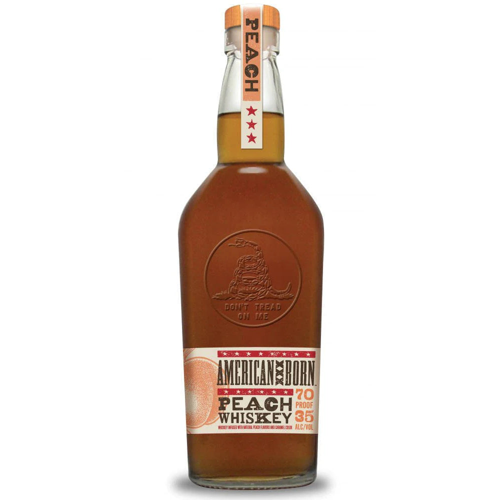 American Born Peach Flavored Whiskey