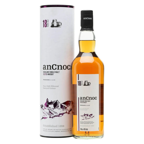 Ancnoc 18 Year Single Malt Scotch