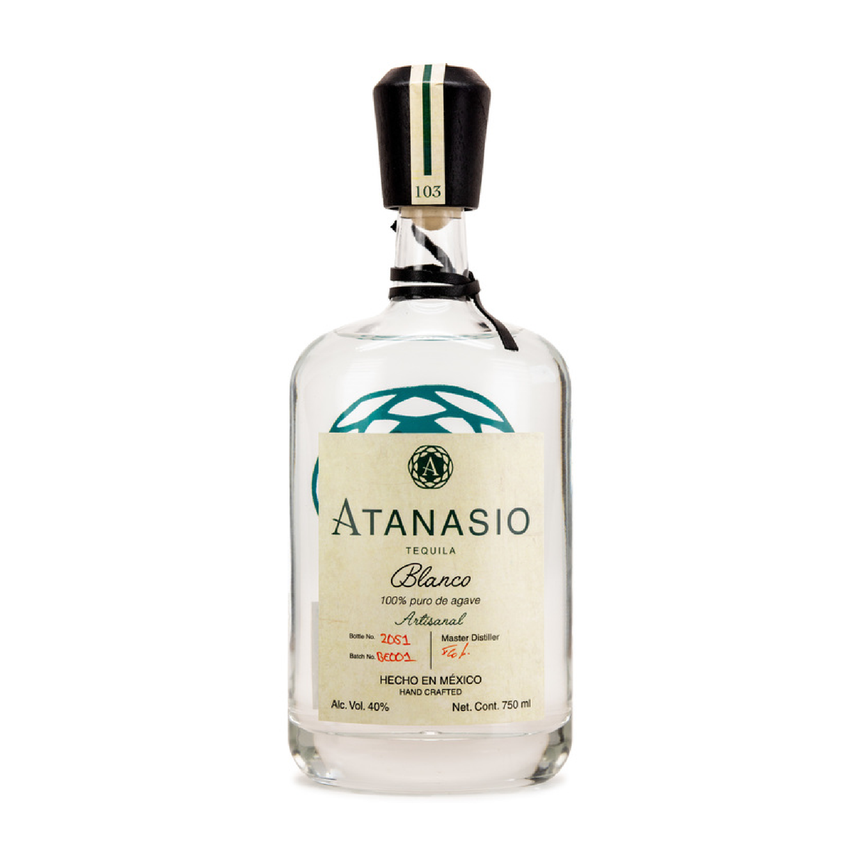 Atanasio Blanco Tequila 80