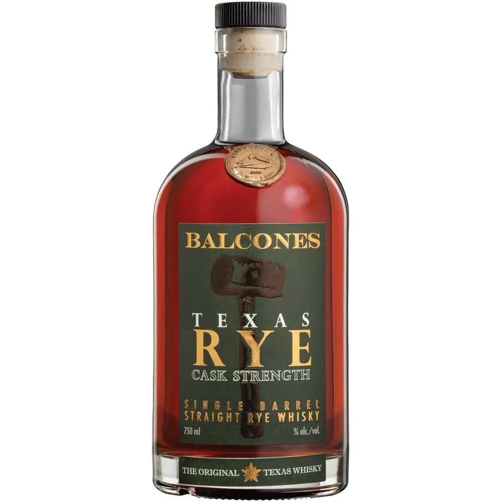 Balcones Texas Rye Cask Strength: Barrel Select Mastery – You Booze