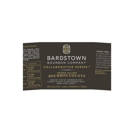 Bardstown Bourbon Collaborative Series Goose Island Cask Strength Bourbon