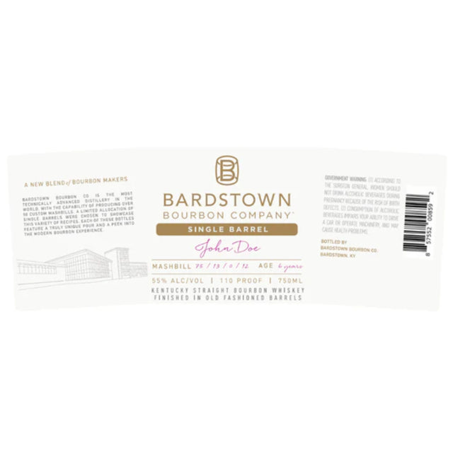 Bardstown Bourbon Finished in Old Fashioned Barrels