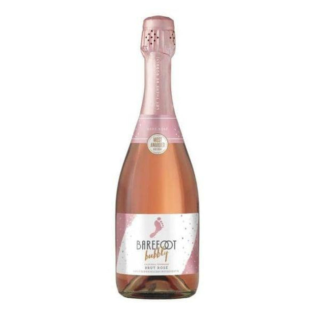 Barefoot Bubbly Brut Rose Wine 