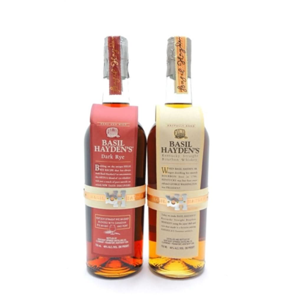 Basil Hayden Bourbon & Dark Rye Duo 750ml Exclusive Set You Booze