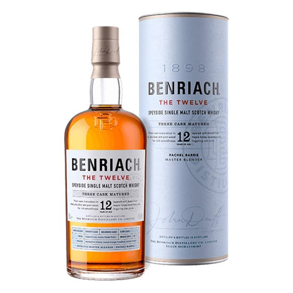 BenRiach The Twelve 12 Year Old Single Malt Scotch Whisky