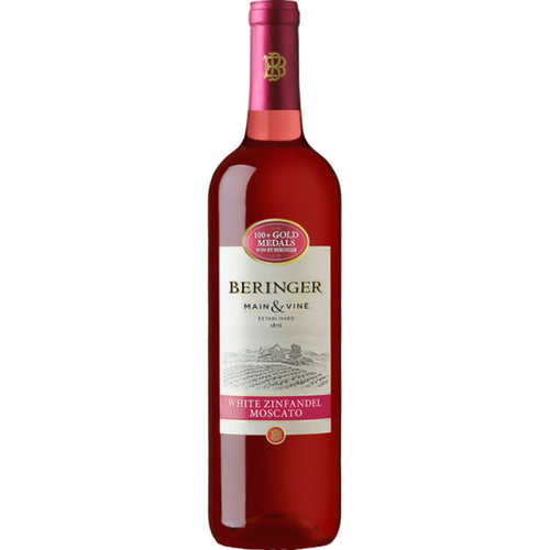 Beringer Main & Vine White Zinfandel Moscato California Wine