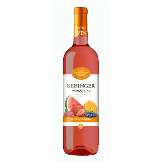 Beringer Main & Vine rose Sangria Wine