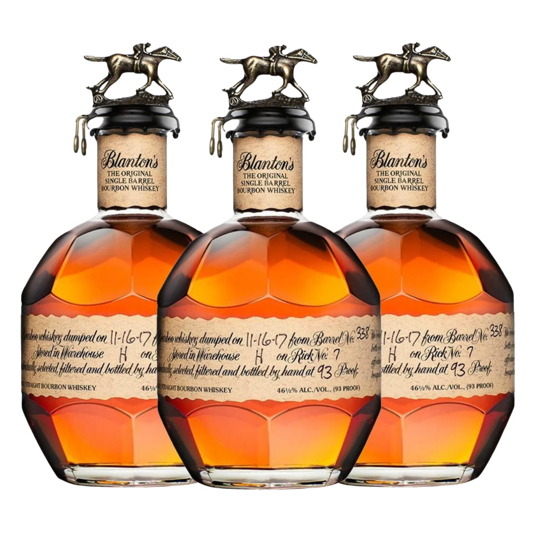 Blanton's Original Single Barrel Kentucky Straight Bourbon Whiskey 750mL (3-pack)