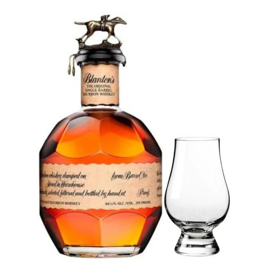 Blanton's Single Barrel Bourbon Whiskey With Glencairn Glass
